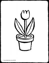 Bloem En Plant Kleurprenten Pagina 5 Van 6 Kiddicolour