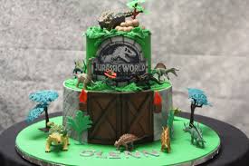 I made this dinosaur cake for the release of the new jurassic world. Jurassic World Cake Jurassic World Cake Dinosaur Birthday Cakes Birthday Cake Decorating
