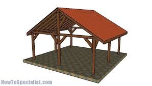 20x20 Pavilion Free Diy Plans Howtospecialist How To Build Step By Step Diy Plans Pavilion Plans Pergola Plans Pergola Designs