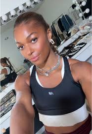 Gabby Thomas Long Hair