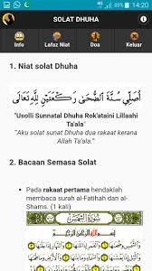 Tata cara melaksanakan sholat dhuha 4 rakaat sebenarnya sama dengan sholat dhuha 2 rakaat yakni dengan dikerjakan 2 rakaat salam, setelah itu 2 rakaat salam lagi. Solat Dhuha For Android Apk Download