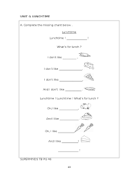 Download kssr english year 1 worksheets for free. Cefr Unit 4 Lunchtime Lunch Eating Behaviors Of Humans