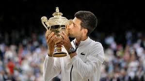 The associated press (howard fendrich). Wimbledon Final Novak Djokovic Edges Roger Federer To Win Fifth Title Abc News