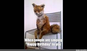 Meme When People Are Singing Happy Birthday To You All Templates Meme Arsenal Com