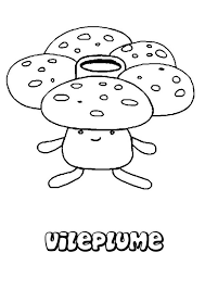 Top 40 pokémon coloring pages. Vileplume Pokemon Coloring Page More Grass Pokemon Coloring Sheets On Hellokids Com Pokemon Coloring Pages Easy Doodles Drawings Pokemon Coloring Sheets