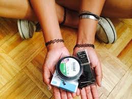 To learn how to make a tattoo choker with elastic jewelry. Allyn Bernardo Do It Yourself Tattoo Choker