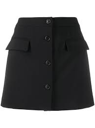 Opening Ceremony Button Front Skirt Farfetch In 2021 Button Front Skirt Skirts Opening Ceremony