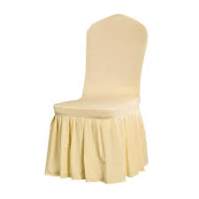 Envoi dans toute la france en 48h. Housse De Chaise Universelle En Lycra Housse De Chaise En Jupe En Spandex Pour Decoration De Fete De Mariage Creme M2152 Cdiscount Maison