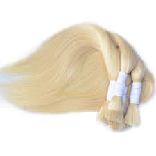 These human hair strands are used for braiding are comprised of the finest pure virgin indian hair. China Double Drawn Virgin Blonde Remy Straight European Braiding Human Hair Bulk China Hair Bulk And Hair Extension Price