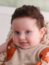 3 meses de Samuinho 💙 nosso moreno de olhos azuis @vitortri