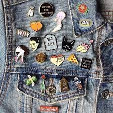 Imagen De Grunge Pins And Indie Jacket Pins Patches Jacket Pin And Patches