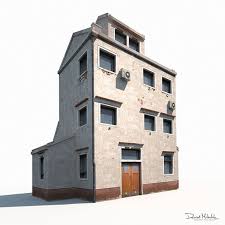 Old Building 186 Low Poly By Cerebrate A 3d Model Of A Low Poly Old Buildings Exterior Only No Interior The 3d Model Includes A T Old Building Building Poly