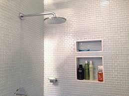 Set the top of the line at the bottom of the window and then let it flow, wrapping around all the walls until it stays in the door frame. Glass Subway Tile Bathrooms By Subwaytileoutlet Com Modern Bathroom Other By Subway Tile Outlet Houzz