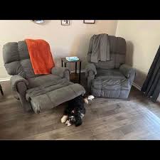2 Gray Recliners for Sale in Tyler, TX