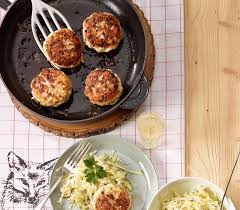 Emmentaler Poulet Hacksteaks Rezept Hacksteak Lebensmittel Essen Rezepte