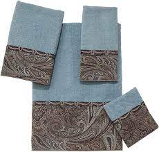 Get the best deal for bathroom bath towel bath towel sets from the largest online selection at ebay.com. Amazon Com Avanti Linens Bradford Embellished 4 Piece Decorative Towel Set Mineral Home Kitchen