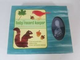 Details About The Baby Record Keeper Album Memory Book Kit Metro Books Fold Out Growth Chart