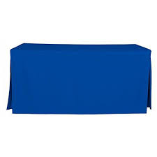 6 Foot Tablecloth Fitted Folding Table Cover Tablevogue Royale Blue Fitted Table Cover Fitted Tablecloths Table Covers