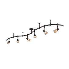 (2) total ratings 2, $11.99 new. Portfolio 6 Light 96 In Bronze Dimmable Standard Flexible Track Light With Tea Stained Glass In The Flexible Track Lighting Kits Department At Lowes Com