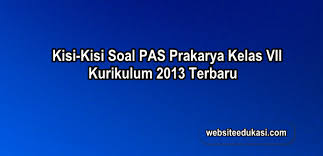 Zaman dahulu banyak penyakit yang dapat diobati menggunakan resep tradisional yang diwariskan secara. Kisi Kisi Pas Prakarya Kelas 7 K13 Tahun 2020 2021 Websiteedukasi Com