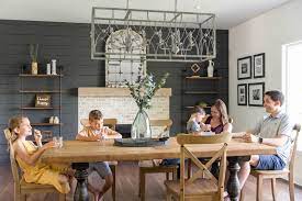 Modern Family Renovation Family Dining Rooms Family Dining Room Decor Dark Dining Room