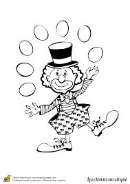 Imprime ce dessin gratuit et sort vite tes feutres. Coloriage Clown Jongleur Sur Hugolescargot Com