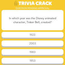 Pixie dust, magic mirrors, and genies are all considered forms of cheating and will disqualify your score on this test! Trivia Crack Questions
