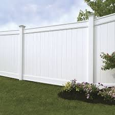 Emblem 6x8 Vinyl Privacy Fence Kit Vinyl Fence Freedom Outdoor Living For Lowes Terrasse Petite Cour Maison