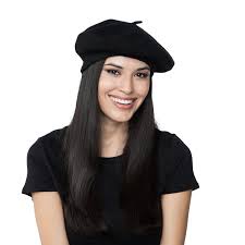 Robot Check French Beret Black Beret Hat French Beret Hat