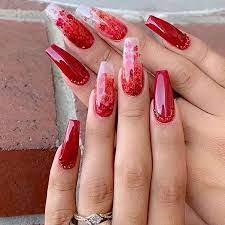 Download diseños de uñas acrilicas for android on aptoide right now! Diseno De Unas Para San Valentin Fiancee Bodas Manicura De Unas Unas Para Senoras Unas Postizas De Gel
