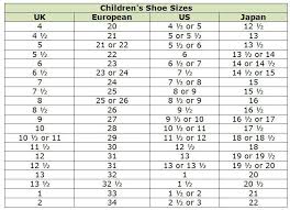 Toddlers Shoe Size Chart Shipped Free At Zappos