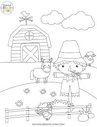 Farm coloring sheets preschool pages. Farm Printables For Preschool And Kindergarten Natural Beach Living