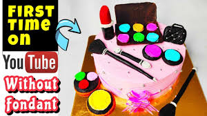Maybe you would like to learn more about one of these? How To Make Make Up Cake Make Up Cake Without Fondont Eggless Make Up Theme Cake Make Up Kit Cake Youtube