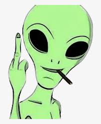 These simple steps will guide you through the drawing. Alien Aliens Kawaii Cute Tumblr Sotumblr Green Fuck Cartoon Smoking Weed Drawing Png Image Transparent Png Free Download On Seekpng