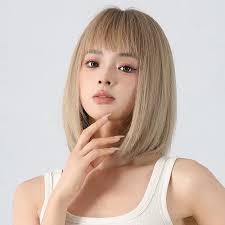 Peluca De Uso Moderno Con Peluca Recta Hasta Los Hombros