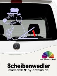 Scheibenwedler 31 Mit Wunschtext Auto Aufkleber