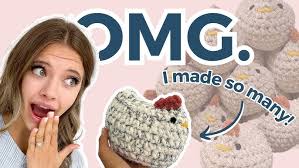 How Much Can I Crochet in a Week?! 💙✨| Crochet Vlog