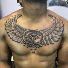 Tattoos For Men And Women Egyptian Eye Tattoos Dark Skin Tattoo Collar Tattoo