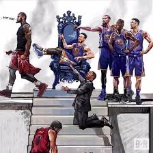 Curry Wears The Crown Kiss The Ring Curry Stephcurry Kevindurant Lebron Lebronjames Cavs Warriors Cavsvswarriors Nba Wallpapers Warrior Draymond Green