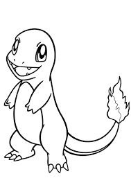 004 Charmander High Quality Free Coloring From The Category Pokemon More Printable Pictures On Our W Pokemon Coloring Pages Pokemon Coloring Coloring Pages