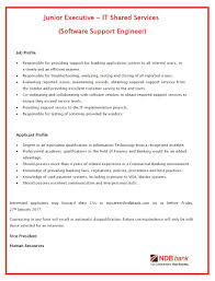 Junior It Shared Services Executive At National Development Bank Plc Career First Shared Services Junior Development