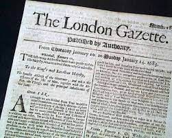 Newspapersinlondon.com brings you a comprehensive list of local newspapers published in and for london. Genuine London Gazette Newspaper From 1683 Rarenewspapers Com