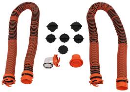 Maybe you would like to learn more about one of these? Rhinoextreme Rv Sewer Hoses W Swivel Fittings 4 In 1 Adapter And Caps Black 2 10 Hoses Camco Rv Sewer Hoses Cam39867