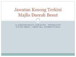 Kerja terkini majlis daerah kerian. Jawatan Kosong Terkini Majlis Daerah Besut April 2014 Youtube