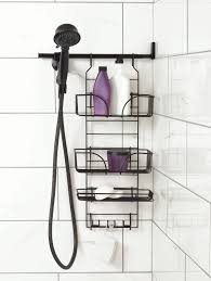 Hang Shower Caddy Wall Bathroom Storage Solutions Shower Storage Shower Organization