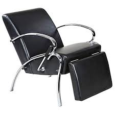 Amazon Com Icarus Spartan Black Reclined Hair Shampoo Chair W Footrest Desk Chairs Beauty Shampoo Chair Salon Styling Chairs Salon Chairs