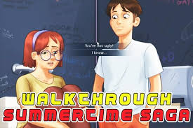 Pues algo similar encontramos en summertime saga. Walkthrough Summertime Saga And Storyline For Android Apk Download