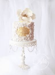 Simple yet elegant cake designs. Sugar Magnolias For Floral Wedding Cakes
