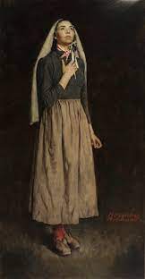 Norman Rockwell American 1894 1978 The Song Of Bernadette Lot 78138 Heritage Auctions Norman Rockwell Paintings Norman Rockwell Art Norman Rockwell
