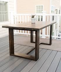 This table is perfect for a large dining room or an outdoor eating area. 20 Gorgeous Diy Dining Table Ideas And Plans The House Of Wood